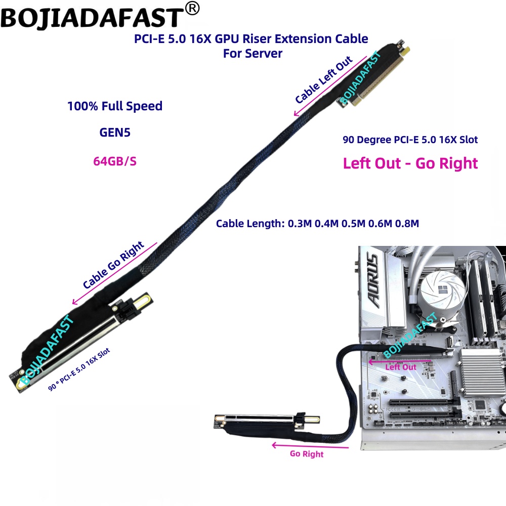 Cavo di prolunga per scheda gr - Pcie 5.0 Gpu Riser Cable recensione e prezzo