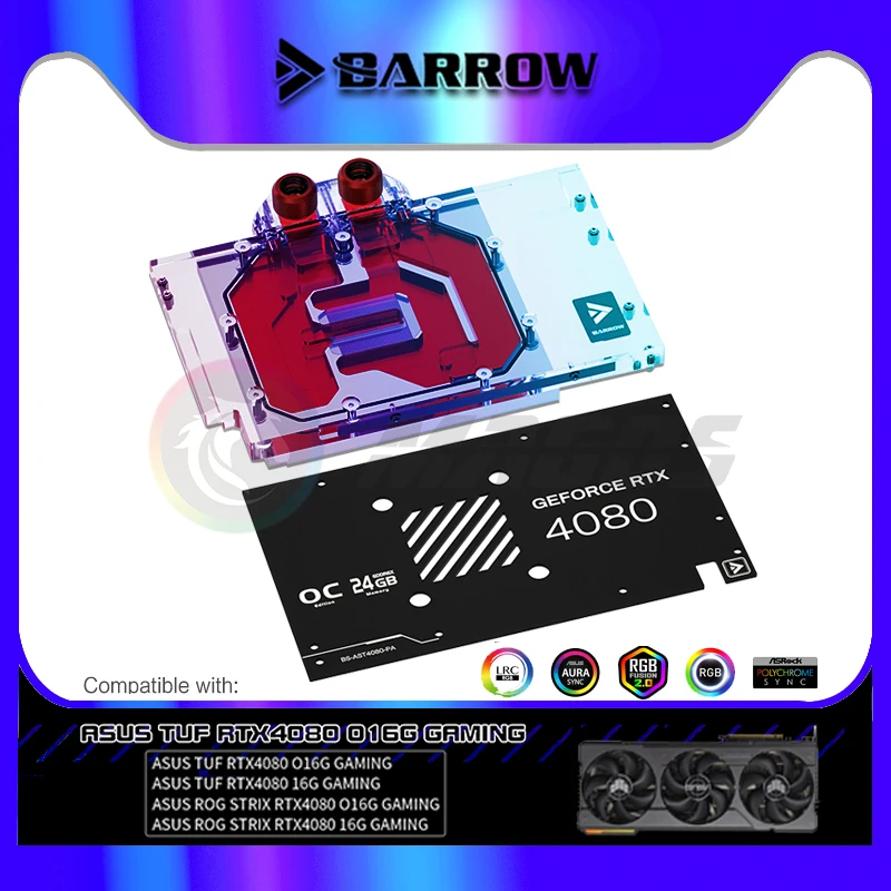 Barrow BS-AST4080-PA, 4080 GPU - Rtx 4090 Water Block recensione e prezzo